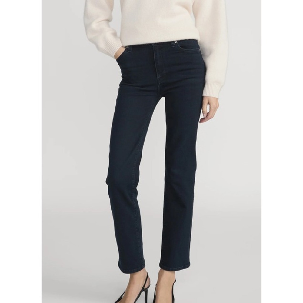 FRAME Le Sleek Straight Jeans Century Blue Size 27 New With Tags